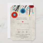 Entwurf der Form des Einladungsterminals Einladung (Vorderseite)