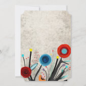 Entwurf der Form des Einladungsterminals Einladung (Rückseite)