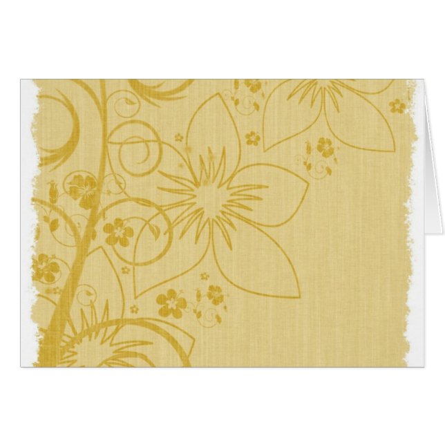 Entwurf der gegossenen Blume (Vorderseite (Horizontal))