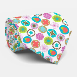 Entwurf der geometrischen Rundkreise der Handzeich Krawatte