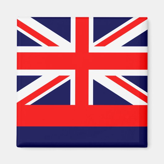 Entwurf der HAWAII-Flagge - Magnet (Vorne)