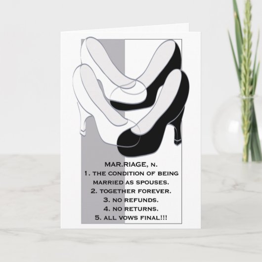 Entwurf der Hochzeitkarte - Eheschließung II Karte (Vorderseite)