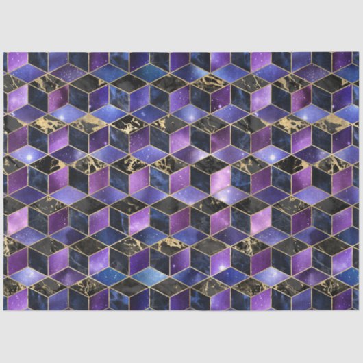 Entwurf der isometrischen Galaxy-Serie 14 Seidenpapier (Vorderseite)