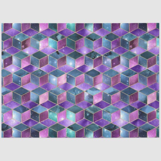 Entwurf der isometrischen Galaxy-Serie 16 Seidenpapier (Vorderseite)