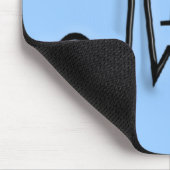 Entwurf der Krankenschwester-"RN" der Geschenk-QRS Mousepad (Ecke)