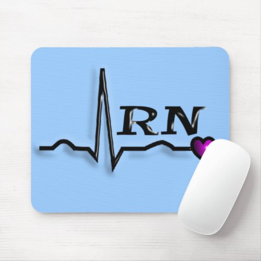Entwurf der Krankenschwester-"RN" der Geschenk-QRS Mousepad (Mit Mouse)