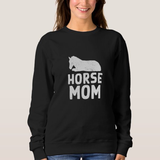 Entwurf der Mama für Hauspferde Sweatshirt (Vorderseite)