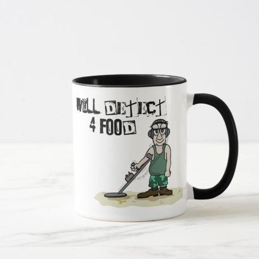 Entwurf der Metallerkennung Tasse (Rechts)