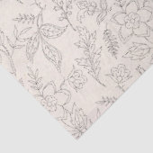 Entwurf der Peachy Floral Series 6 Seidenpapier (Ausschnitt)