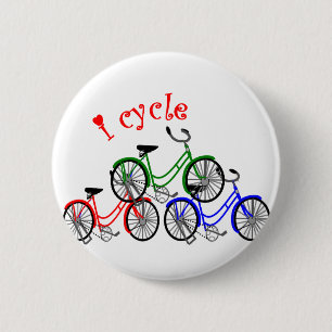 Entwurf der Radfahrer-Geschenke (Radfahren) Button