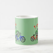 Entwurf der Radfahrer-Geschenke (Radfahren) Kaffeetasse (Mittel)
