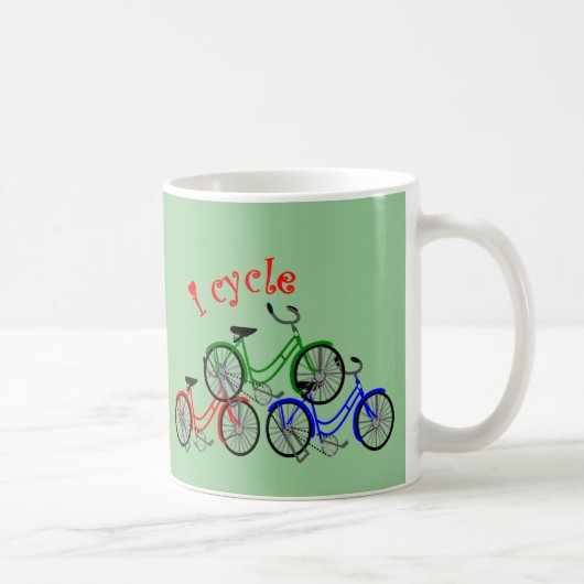 Entwurf der Radfahrer-Geschenke (Radfahren) Kaffeetasse (Rechts)