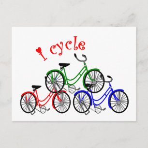 Entwurf der Radfahrer-Geschenke (Radfahren) Postkarte