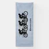 Entwurf der Radstreifen Banner (Vertikal)