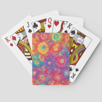 Entwurf der Rainbow-Gefärbte Krawatte Spielkarten