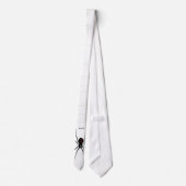 Entwurf der schwarzen Witwe Krawatte (Rückseite)