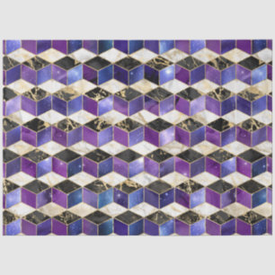 Entwurf der Serie Isometric Galaxy 4 Seidenpapier