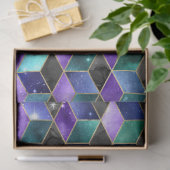 Entwurf der Serie Isometric Galaxy 6 Seidenpapier (Geschenk)