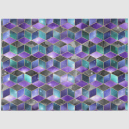 Entwurf der Serie Isometric Galaxy 6 Seidenpapier