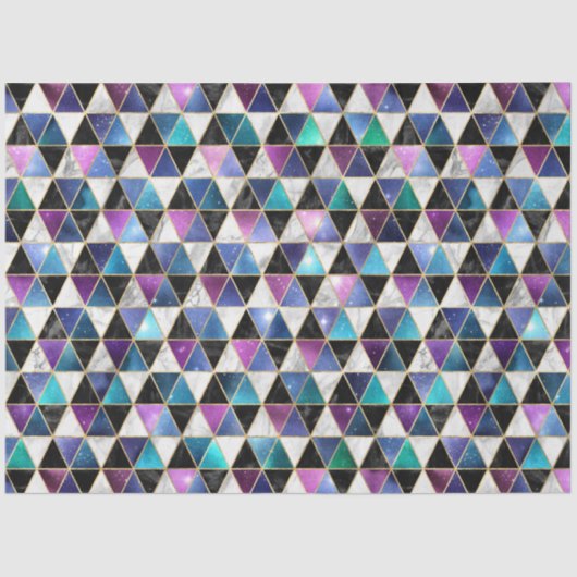 Entwurf der Serie Isometric Galaxy 9 Seidenpapier (Vorderseite)