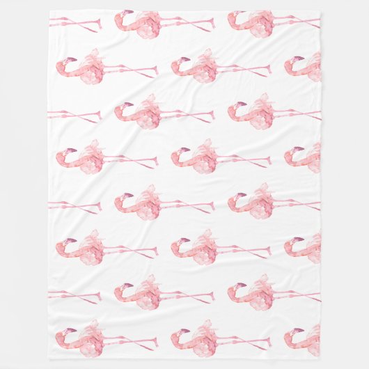 Entwurf der Serie "Tender Flamingo" 2 Fleecedecke (Vorderseite)