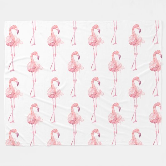 Entwurf der Serie "Tender Flamingo" 2 Fleecedecke (Vorderseite (Horizontal))