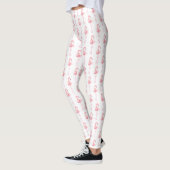 Entwurf der Serie "Tender Flamingo" 2 Leggings (Links)