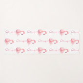 Entwurf der Serie "Tender Flamingo" 2 Yogamatte (Vorderseite (Horizontal))