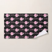 Entwurf der Serie "Tender Flamingo" 3 Badhandtuch Set (Handtuch)