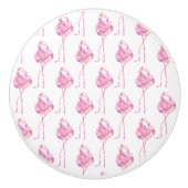 Entwurf der Serie "Tender Flamingo" 3 Keramikknauf (Vorderseite)