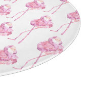 Entwurf der Serie "Tender Flamingo" 3 Schneidebrett (Ecke)