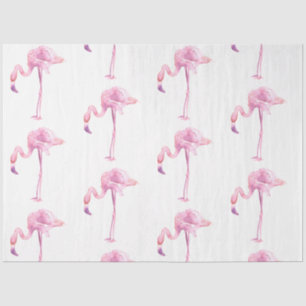 Entwurf der Serie "Tender Flamingo" 4 Seidenpapier