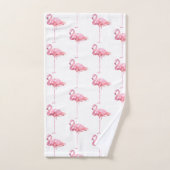 Entwurf der Serie "Zender Flamingo" 1 Badhandtuch Set (Handtuch)