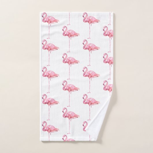 Entwurf der Serie "Zender Flamingo" 1 Badhandtuch Set (Handtuch)