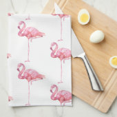 Entwurf der Serie "Zender Flamingo" 1 Geschirrtuch (Viertel Falte)
