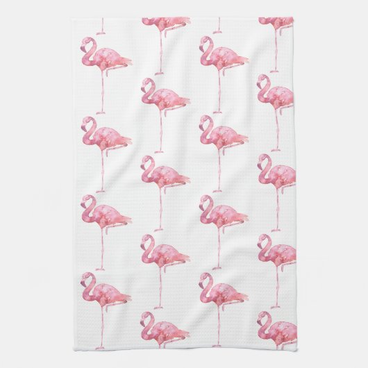 Entwurf der Serie "Zender Flamingo" 1 Geschirrtuch (Vertikal)