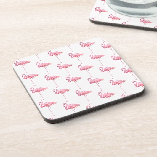 Entwurf der Serie "Zender Flamingo" 1 Getränkeuntersetzer (Linke Seite)