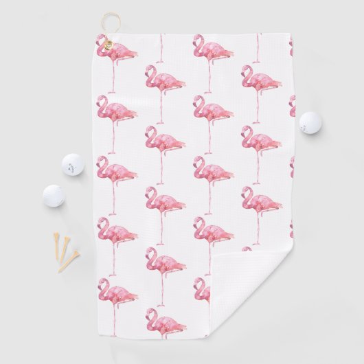 Entwurf der Serie "Zender Flamingo" 1 Golfhandtuch (Insitu)