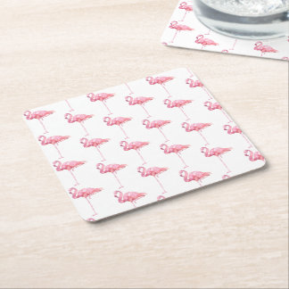 Entwurf der Serie "Zender Flamingo" 1 Rechteckiger Pappuntersetzer