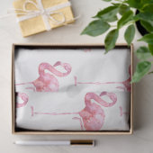 Entwurf der Serie "Zender Flamingo" 1 Seidenpapier (Geschenk)