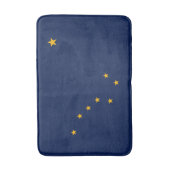 Entwurf der Staatsflagge Alaska Badematte (Vorderseite Vertikal)