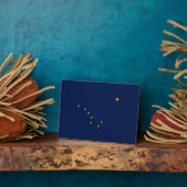 Entwurf der Staatsflagge Alaska Fotoplatte (Seite)