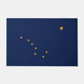 Entwurf der Staatsflagge Alaska Fußmatte (Vorderseite)