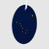 Entwurf der Staatsflagge Alaska Ornament (Vorderseite)