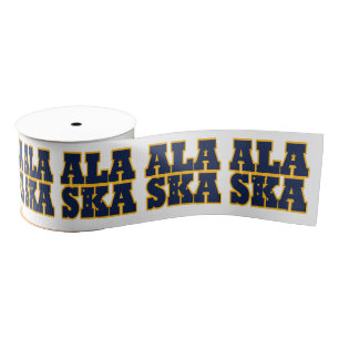 Entwurf der Staatsflagge Alaska Ripsband