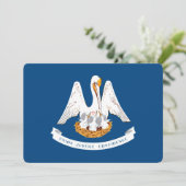 Entwurf der Staatsflagge in Louisiana (Stehend Vorderseite)