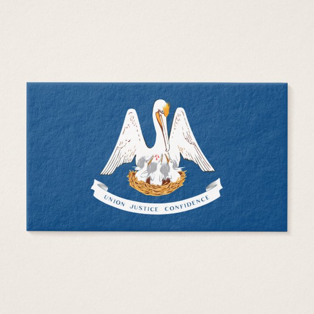 Entwurf der Staatsflagge in Louisiana (Vorderseite)