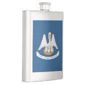 Entwurf der Staatsflagge in Louisiana Flachmann (Rechts)