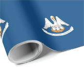Entwurf der Staatsflagge in Louisiana Geschenkpapier (Rolleneckpunkt)