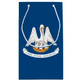 Entwurf der Staatsflagge in Louisiana Kleine Geschenktüte (Rückseite)